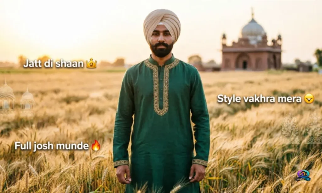 Punjabi Captions for Instagram for Boys