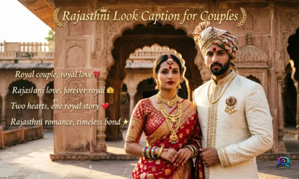 Rajasthani-Look-Caption-for-Couples