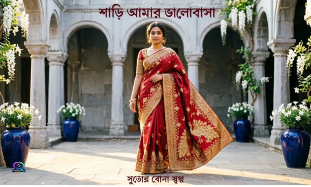 Short-Bengali-Captions-for-Saree