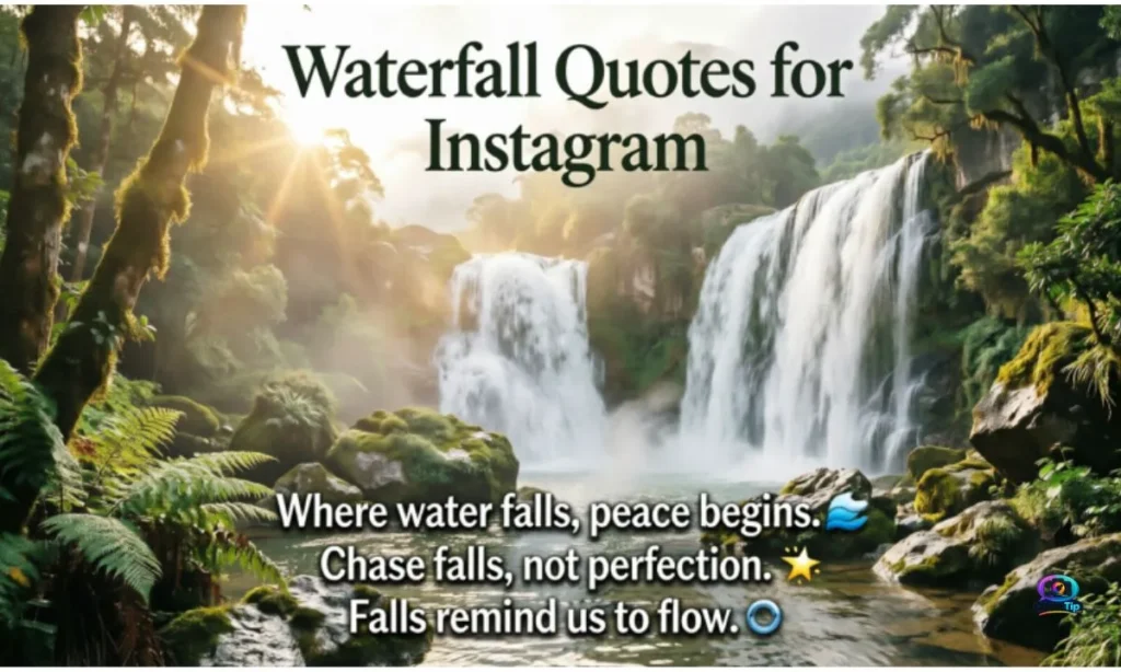 Waterfall Quotes for Instagram
