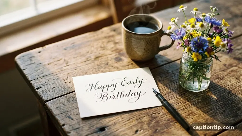 Birthday Wishes in Advance for Friends, Family & Loved Ones